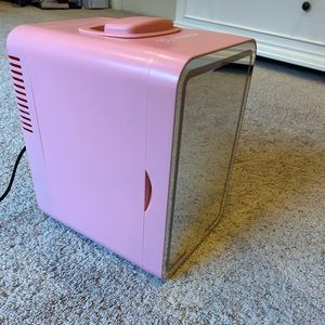 Pink Cooseon skin care mini fridge